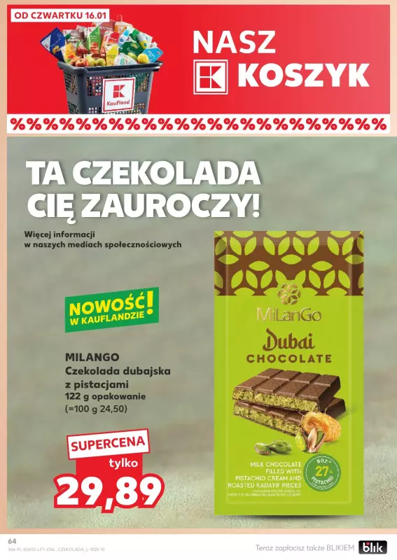 Kaufland - gazetka promocyjna Oferta Kaufland od czwartku 16.01 do środy 22.01 - strona 64