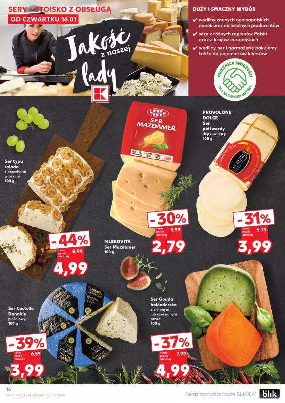 Kaufland - gazetka promocyjna Oferta Kaufland od czwartku 16.01 do środy 22.01 - strona 16