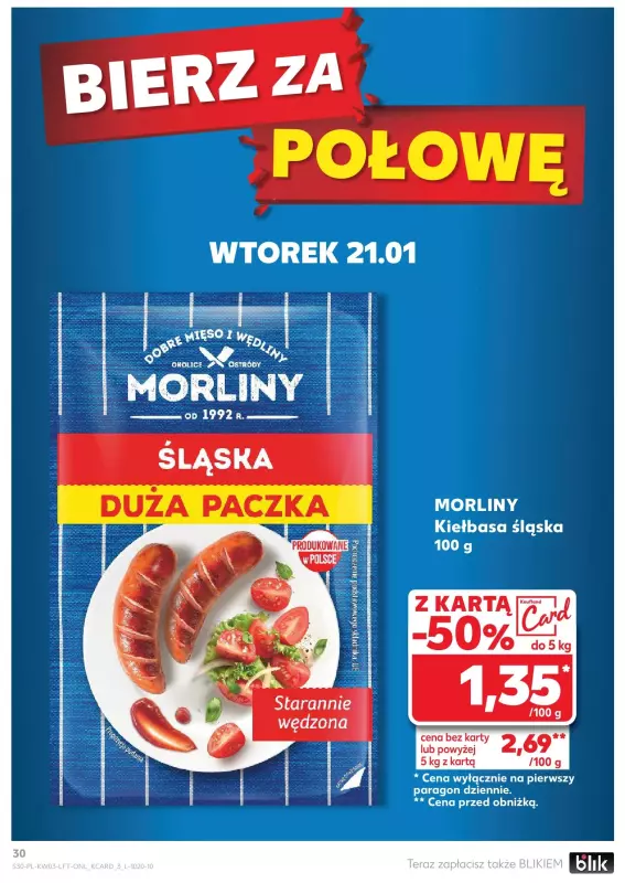 Kaufland - gazetka promocyjna Oferta Kaufland od czwartku 16.01 do środy 22.01 - strona 30