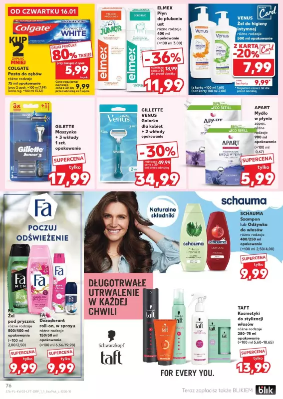 Kaufland - gazetka promocyjna Oferta Kaufland od czwartku 16.01 do środy 22.01 - strona 76