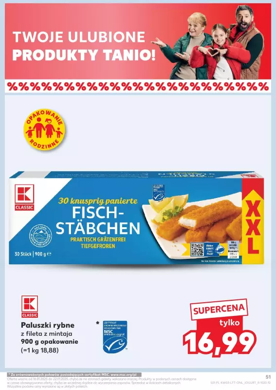 Kaufland - gazetka promocyjna Oferta Kaufland od czwartku 16.01 do środy 22.01 - strona 51