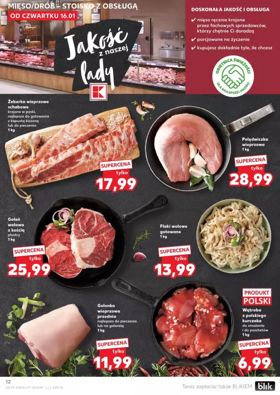 Kaufland - gazetka promocyjna Oferta Kaufland od czwartku 16.01 do środy 22.01 - strona 12