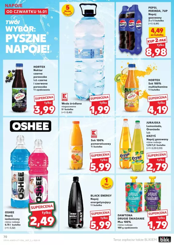 Kaufland - gazetka promocyjna Oferta Kaufland od czwartku 16.01 do środy 22.01 - strona 70