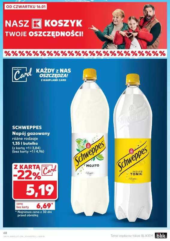 Kaufland - gazetka promocyjna Oferta Kaufland od czwartku 16.01 do środy 22.01 - strona 68