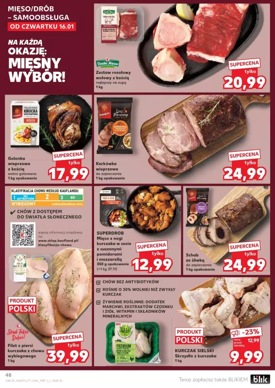 Kaufland - gazetka promocyjna Oferta Kaufland od czwartku 16.01 do środy 22.01 - strona 48