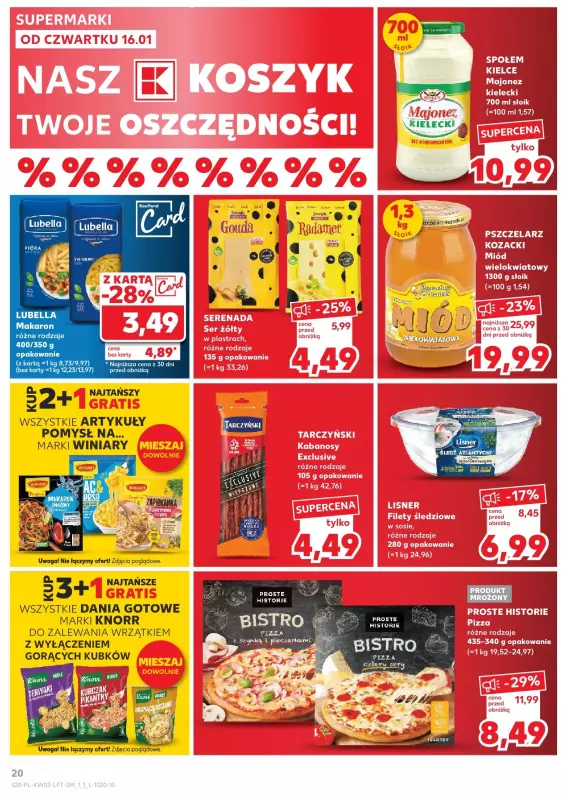 Kaufland - gazetka promocyjna Oferta Kaufland od czwartku 16.01 do środy 22.01 - strona 20