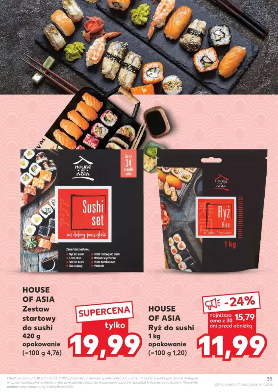 Kaufland - gazetka promocyjna Oferta Kaufland od czwartku 16.01 do środy 22.01 - strona 35