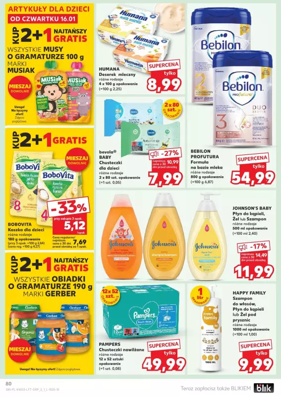 Kaufland - gazetka promocyjna Oferta Kaufland od czwartku 16.01 do środy 22.01 - strona 80