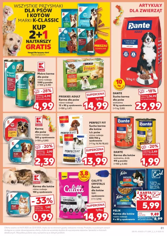 Kaufland - gazetka promocyjna Oferta Kaufland od czwartku 16.01 do środy 22.01 - strona 81