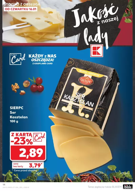 Kaufland - gazetka promocyjna Oferta Kaufland od czwartku 16.01 do środy 22.01 - strona 14