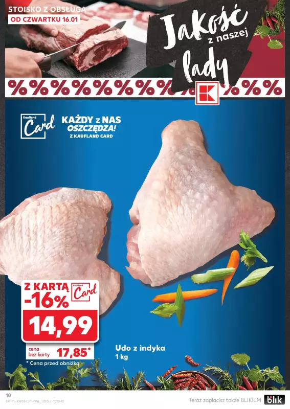 Kaufland - gazetka promocyjna Oferta Kaufland od czwartku 16.01 do środy 22.01 - strona 10