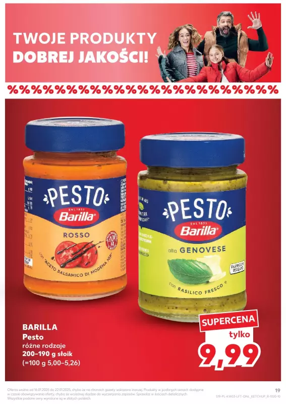 Kaufland - gazetka promocyjna Oferta Kaufland od czwartku 16.01 do środy 22.01 - strona 19