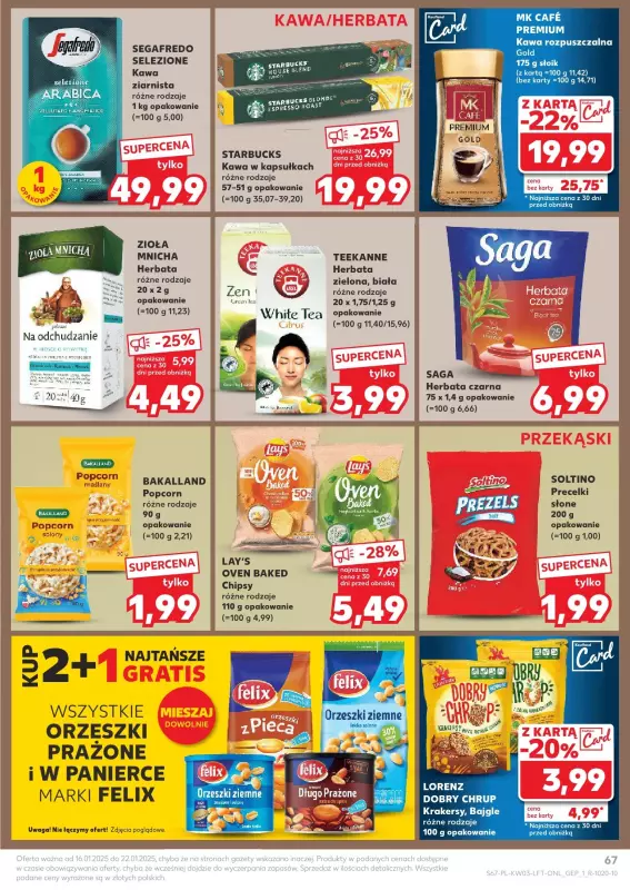 Kaufland - gazetka promocyjna Oferta Kaufland od czwartku 16.01 do środy 22.01 - strona 67