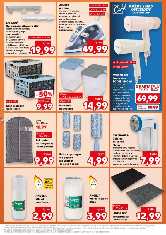 Kaufland - gazetka promocyjna Oferta Kaufland - Non Food  do środy 22.01 - strona 13