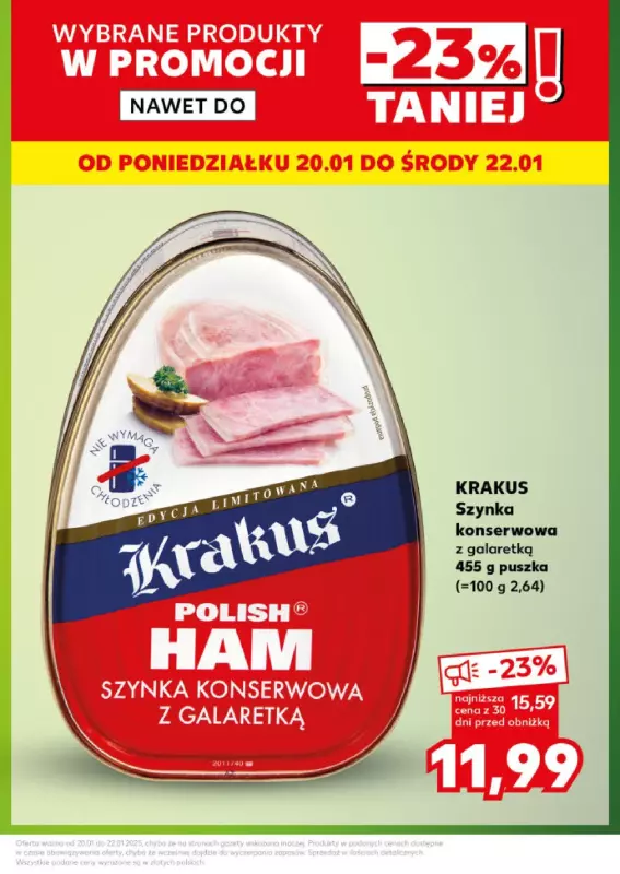 Kaufland - gazetka promocyjna Mocny Start od poniedziałku 20.01 do środy 22.01 - strona 3