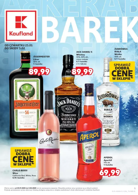 Kaufland - gazetka promocyjna Barek Kauflandu  do środy 05.02