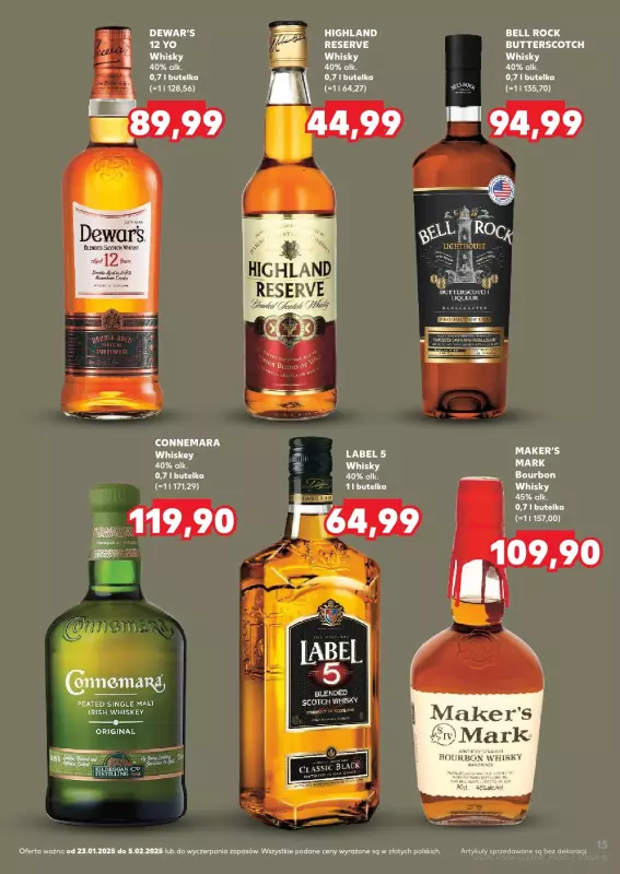 Kaufland - gazetka promocyjna Barek Kauflandu  do środy 05.02 - strona 15