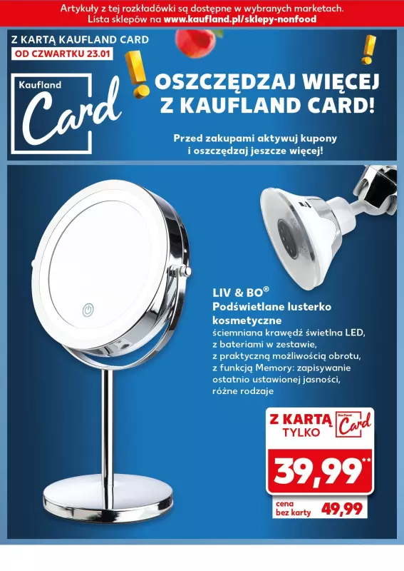 Kaufland - gazetka promocyjna Oferta Kaufland - Non Food od czwartku 23.01 do środy 29.01 - strona 18