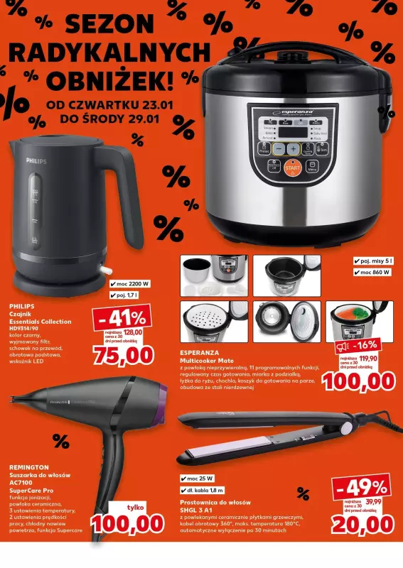 Kaufland - gazetka promocyjna Oferta Kaufland - Non Food od czwartku 23.01 do środy 29.01 - strona 4