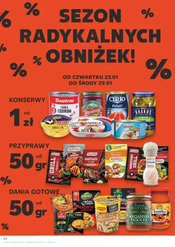 Kaufland - gazetka promocyjna Oferta Kaufland od czwartku 23.01 do środy 29.01 - strona 54