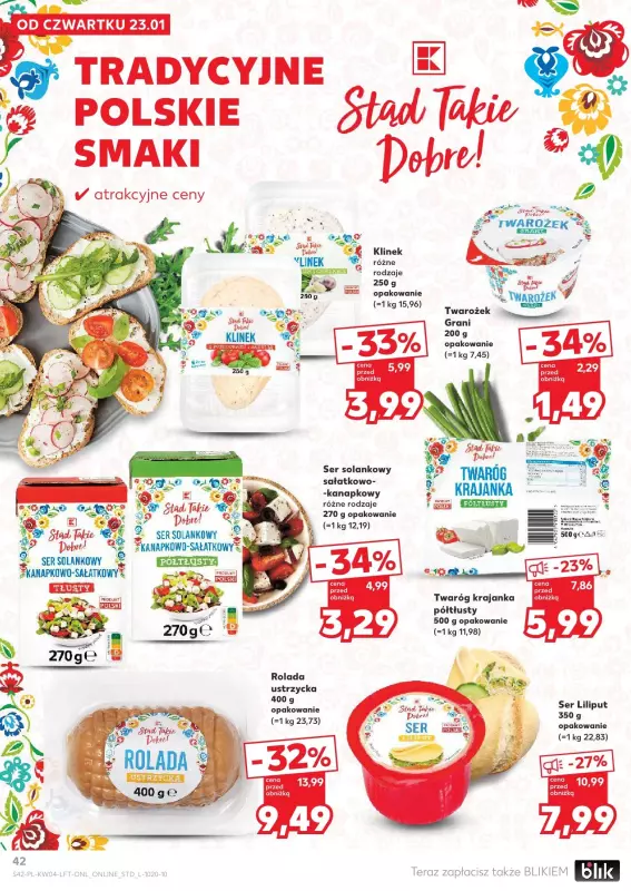 Kaufland - gazetka promocyjna Oferta Kaufland od czwartku 23.01 do środy 29.01 - strona 42