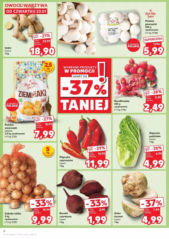 Kaufland - gazetka promocyjna Oferta Kaufland od czwartku 23.01 do środy 29.01 - strona 8