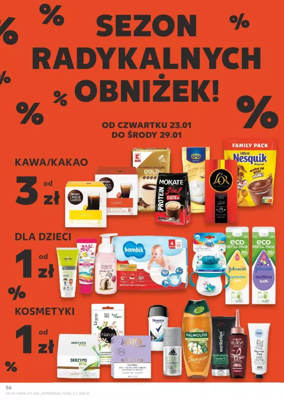 Kaufland - gazetka promocyjna Oferta Kaufland od czwartku 23.01 do środy 29.01 - strona 56