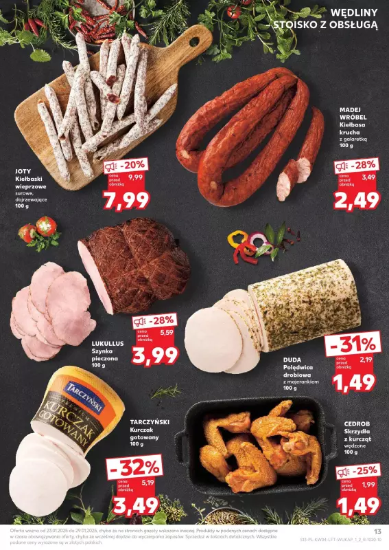 Kaufland - gazetka promocyjna Oferta Kaufland od czwartku 23.01 do środy 29.01 - strona 13