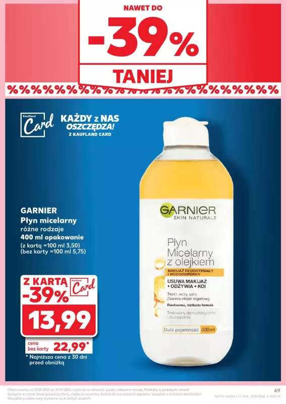 Kaufland - gazetka promocyjna Oferta Kaufland od czwartku 23.01 do środy 29.01 - strona 69