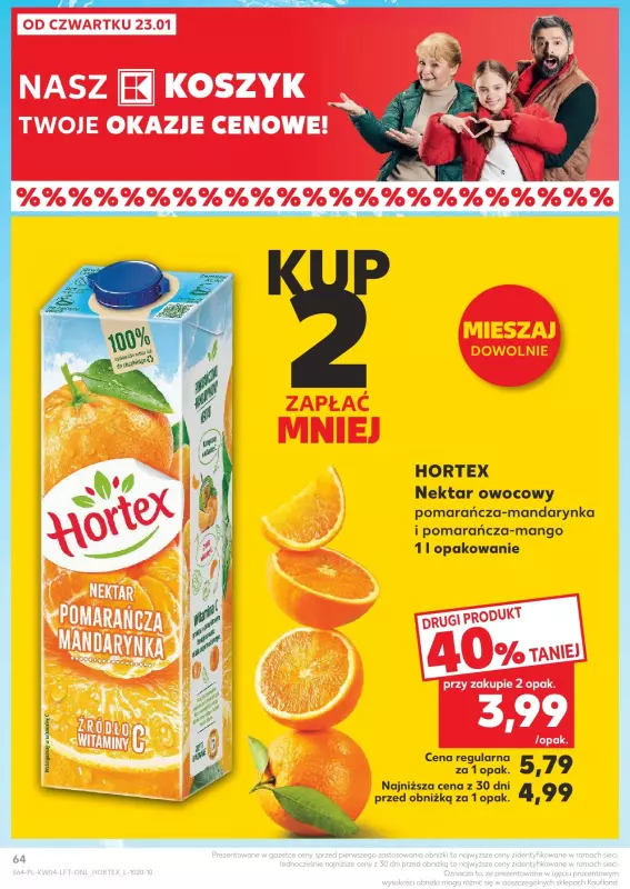 Kaufland - gazetka promocyjna Oferta Kaufland od czwartku 23.01 do środy 29.01 - strona 64