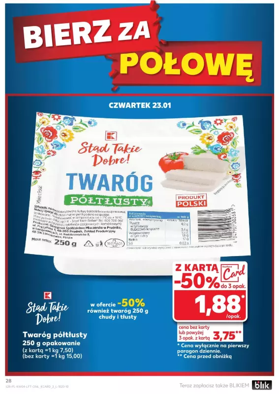 Kaufland - gazetka promocyjna Oferta Kaufland od czwartku 23.01 do środy 29.01 - strona 28