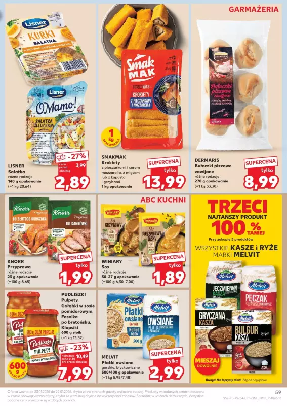 Kaufland - gazetka promocyjna Oferta Kaufland od czwartku 23.01 do środy 29.01 - strona 59