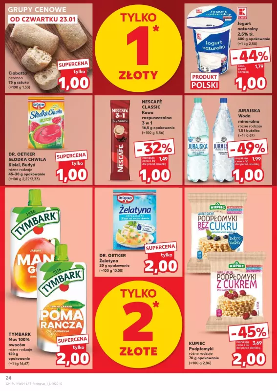 Kaufland - gazetka promocyjna Oferta Kaufland od czwartku 23.01 do środy 29.01 - strona 24