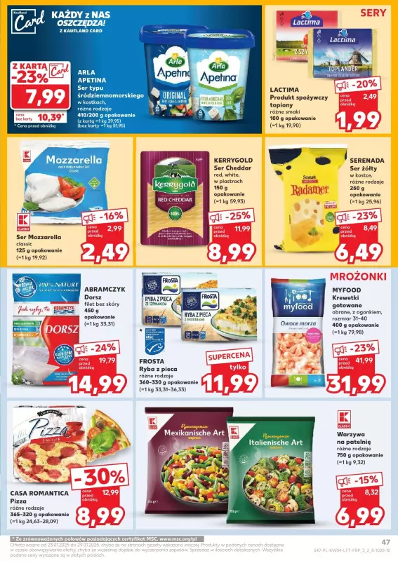 Kaufland - gazetka promocyjna Oferta Kaufland od czwartku 23.01 do środy 29.01 - strona 47