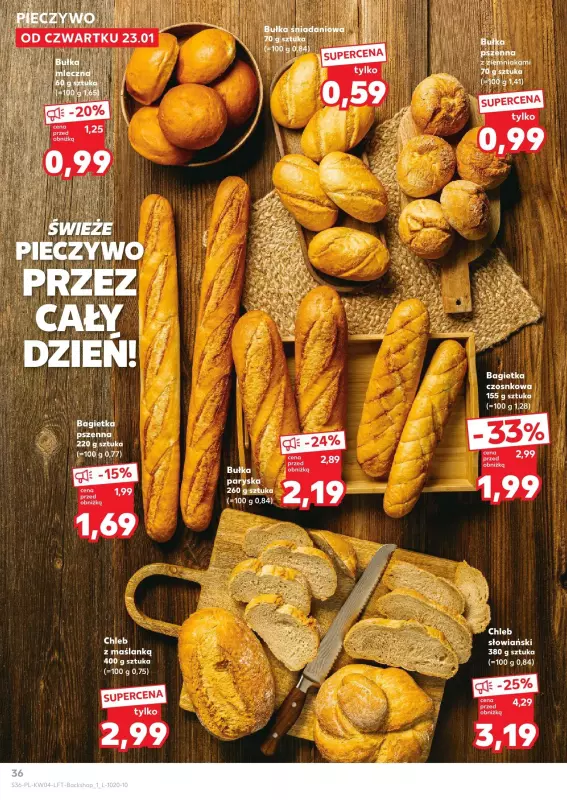 Kaufland - gazetka promocyjna Oferta Kaufland od czwartku 23.01 do środy 29.01 - strona 36