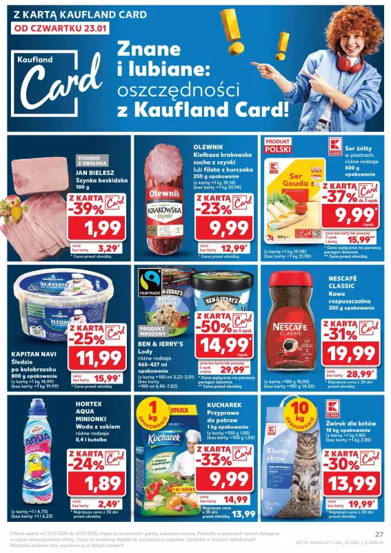 Kaufland - gazetka promocyjna Oferta Kaufland od czwartku 23.01 do środy 29.01 - strona 27