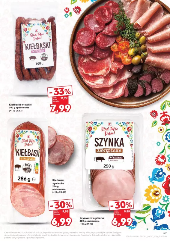 Kaufland - gazetka promocyjna Oferta Kaufland od czwartku 23.01 do środy 29.01 - strona 39