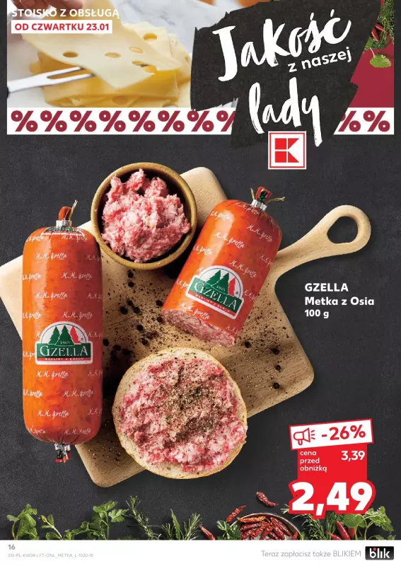 Kaufland - gazetka promocyjna Oferta Kaufland od czwartku 23.01 do środy 29.01 - strona 16