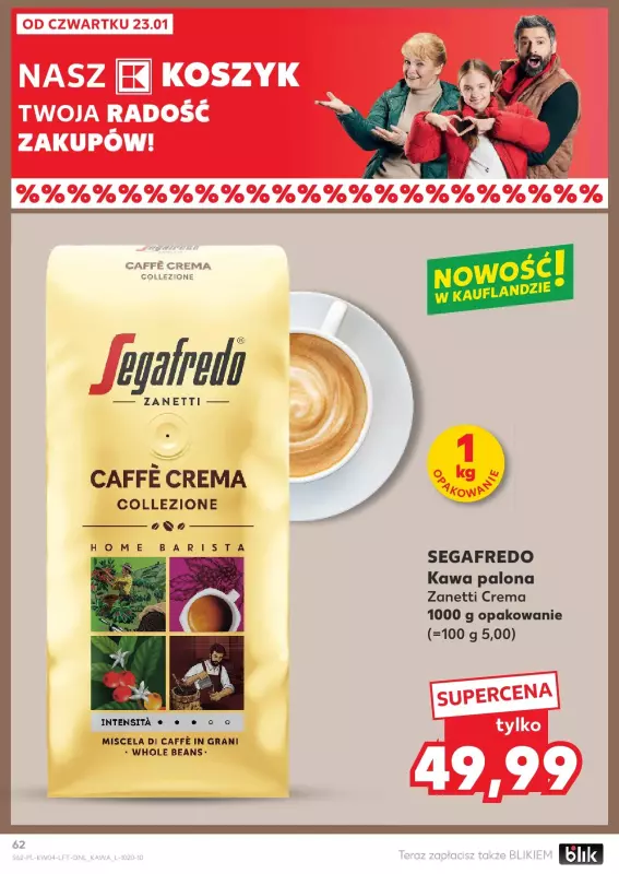 Kaufland - gazetka promocyjna Oferta Kaufland od czwartku 23.01 do środy 29.01 - strona 62