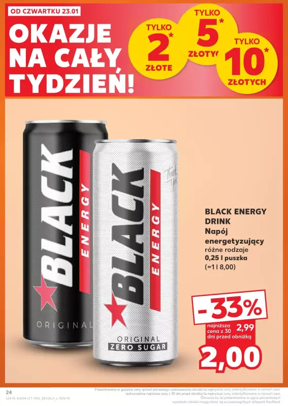 Kaufland - gazetka promocyjna Oferta Kaufland od czwartku 23.01 do środy 29.01 - strona 24