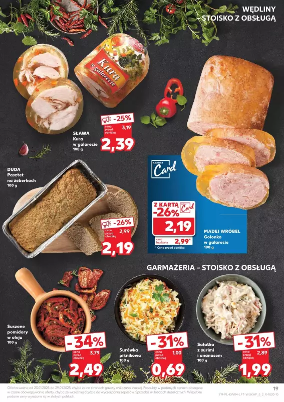 Kaufland - gazetka promocyjna Oferta Kaufland od czwartku 23.01 do środy 29.01 - strona 19