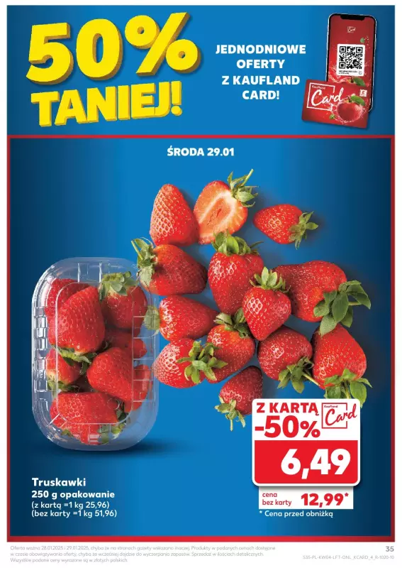 Kaufland - gazetka promocyjna Oferta Kaufland od czwartku 23.01 do środy 29.01 - strona 35