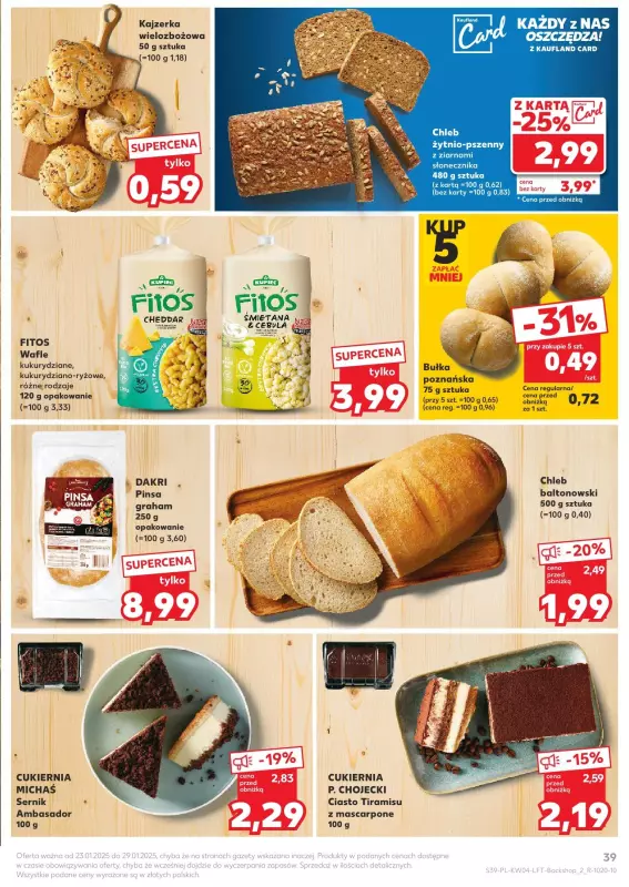 Kaufland - gazetka promocyjna Oferta Kaufland od czwartku 23.01 do środy 29.01 - strona 39