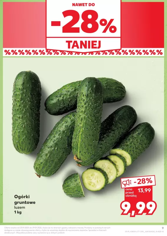 Kaufland - gazetka promocyjna Oferta Kaufland od czwartku 23.01 do środy 29.01 - strona 9