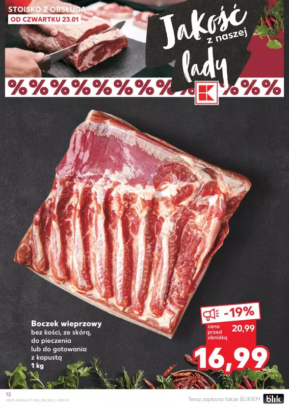 Kaufland - gazetka promocyjna Oferta Kaufland od czwartku 23.01 do środy 29.01 - strona 12