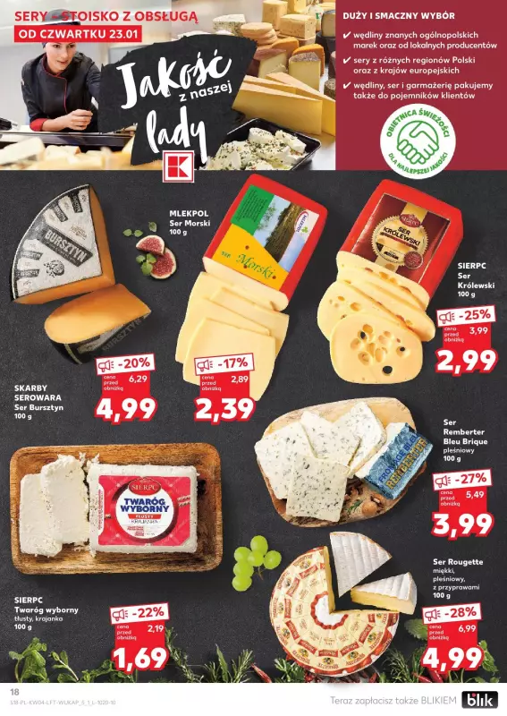 Kaufland - gazetka promocyjna Oferta Kaufland od czwartku 23.01 do środy 29.01 - strona 18