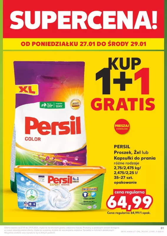 Kaufland - gazetka promocyjna Oferta Kaufland od czwartku 23.01 do środy 29.01 - strona 81