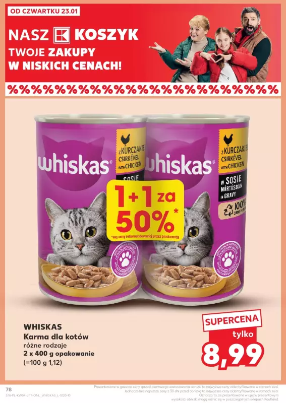 Kaufland - gazetka promocyjna Oferta Kaufland od czwartku 23.01 do środy 29.01 - strona 78