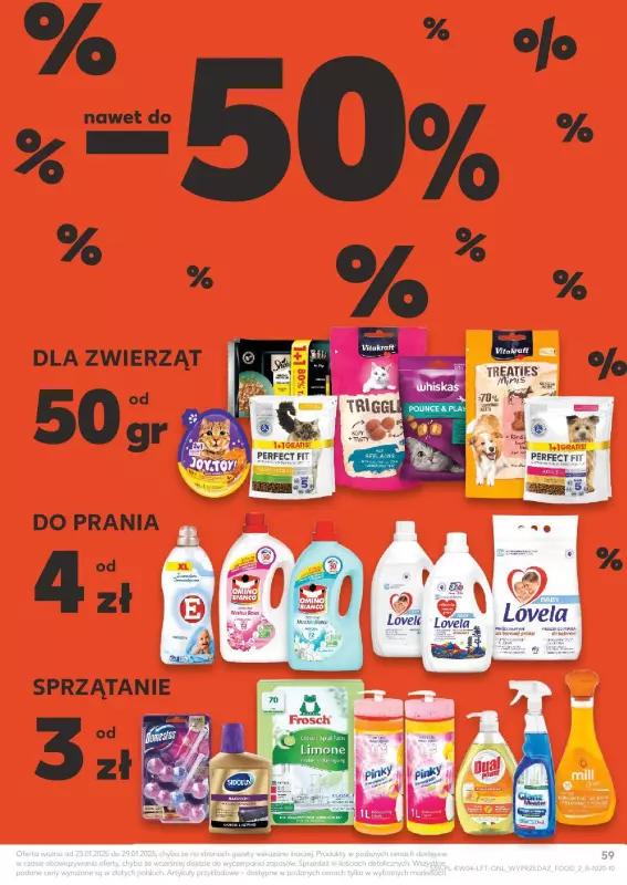 Kaufland - gazetka promocyjna Oferta Kaufland od czwartku 23.01 do środy 29.01 - strona 59