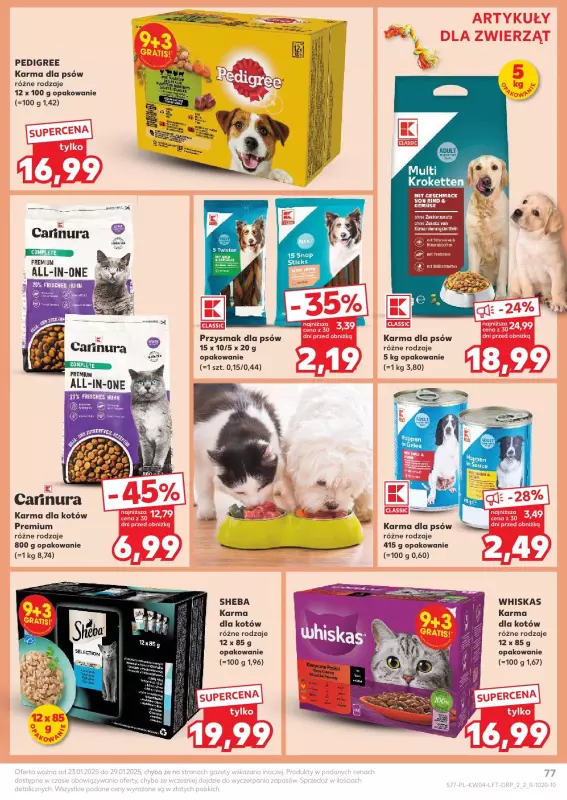 Kaufland - gazetka promocyjna Oferta Kaufland od czwartku 23.01 do środy 29.01 - strona 77